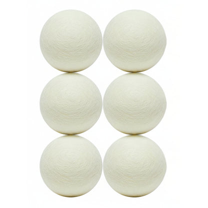 Wool Dryer Balls - 1000+ Loads - Pure Organic Wool - Reusable Natural Fabric Softener Perfect with Essential Oils, Reduce Clothing Static and Wrinkles
