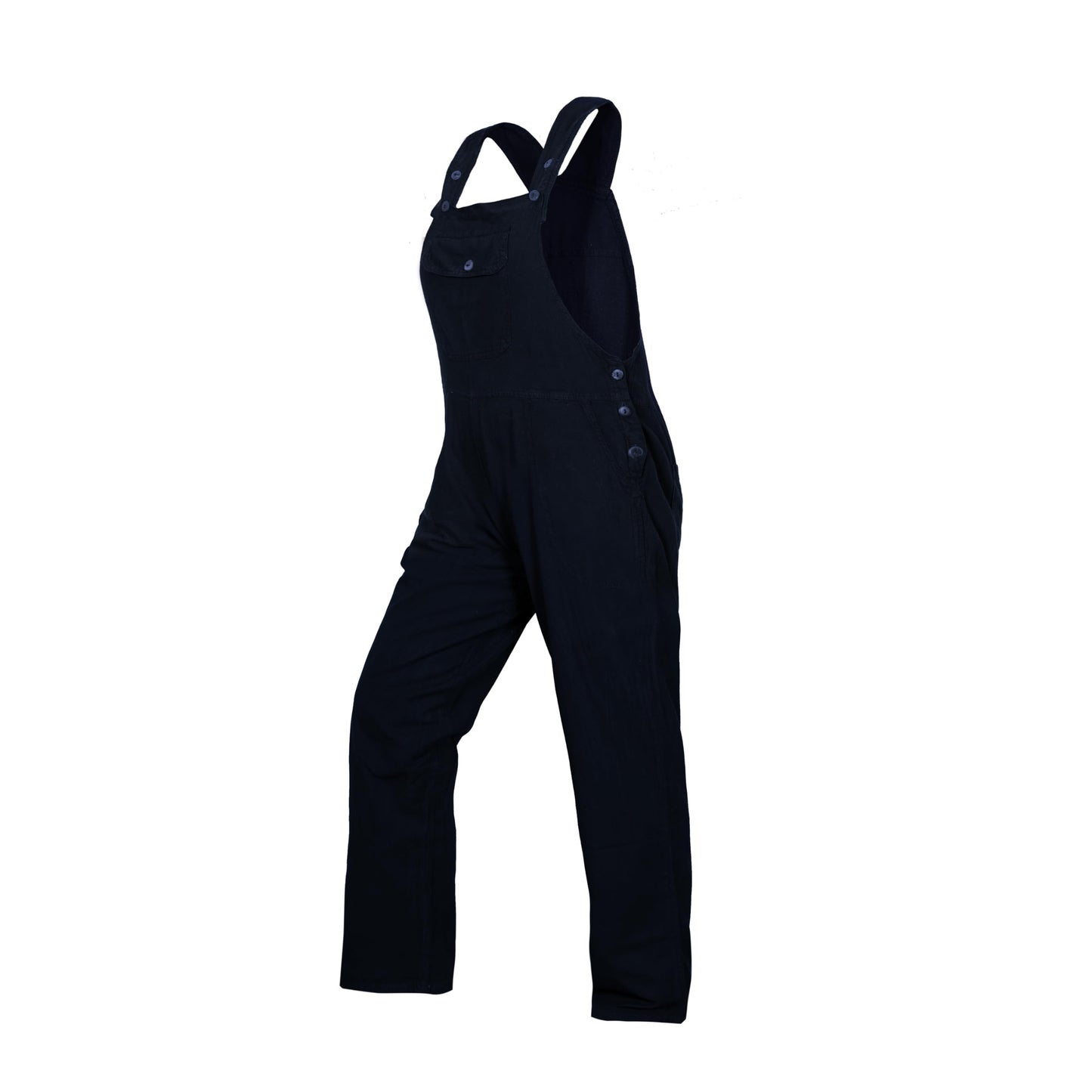 Women's Dungaree Cotton Hippie Classic Summer Jumpsuit with Adjustable Straps