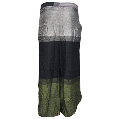 WOMEN MULTICOLOURED HIPPIE WRAP TROUSER PANTS
