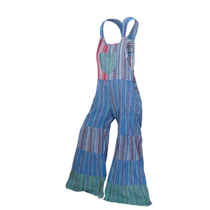 Women's Dungaree Cotton Hippie Classic Summer Jumpsuit with Adjustable Straps