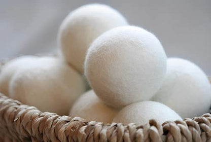 Wool Dryer Balls - 1000+ Loads - Pure Organic Wool - Reusable Natural Fabric Softener Perfect with Essential Oils, Reduce Clothing Static and Wrinkles