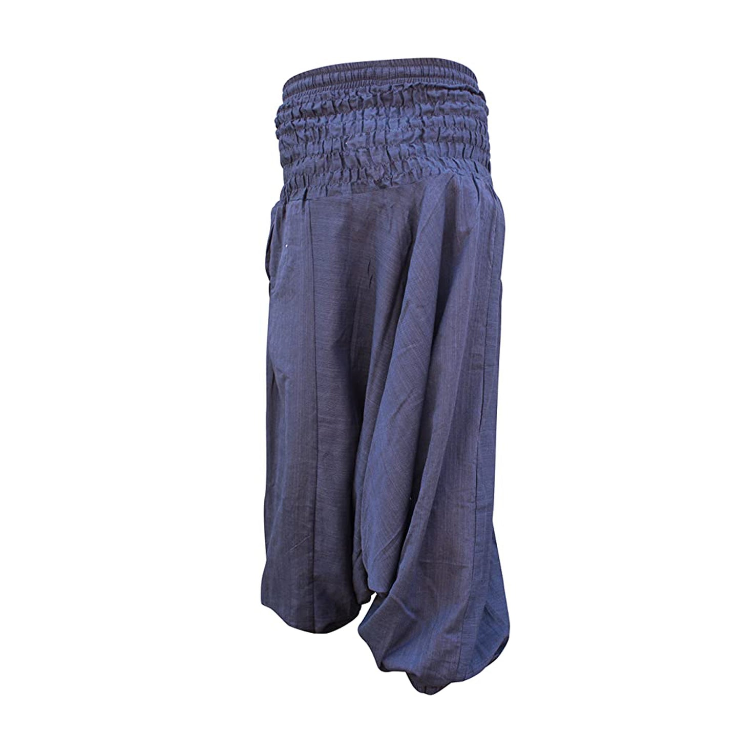 Womens Boho Baggy Loose Fit Aladdin Harem Pants Cotton Grey Yoga Hippie Trousers