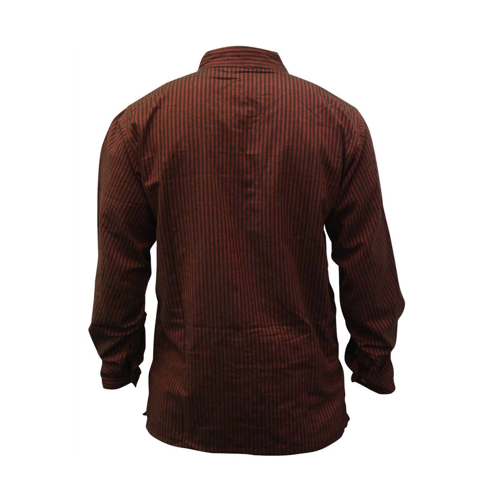 mens-pinstripe-collarless-classic-summer-shirt