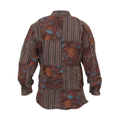 stonewashed-printed-patchwork-long-sleeve-shirts-for-men
