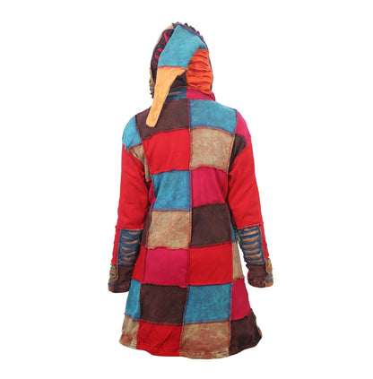 stylish-rainbow-floral-patchwork-coat-for-women